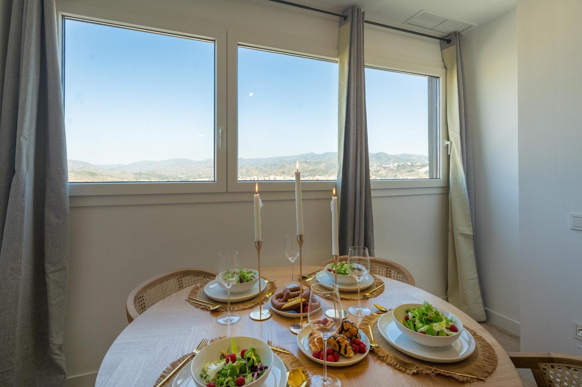 Xpce Urban 3 Malaga Skyline - Parking Free Appartement Buitenkant foto